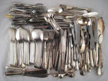 A large quantity of silver plated