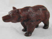 A carved hardstone Russian bear 14abaa