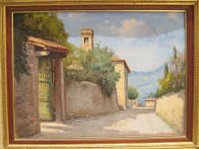 An oil on board Via dei Roccettini 14abb6