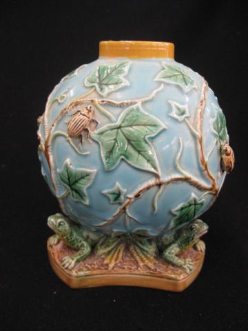 George Jones Majolica Pottery Vase 14abda