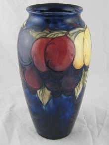 A Moorcroft vase with wisteria design