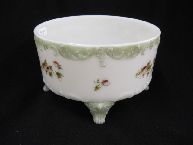 Victorian Art Glass Planter footed 14abf2