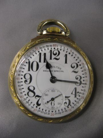 Hamilton Railroad Pocketwatch 992 B 14abf9