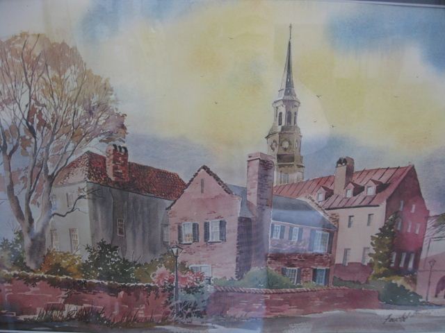 Virginia Fouche Bolton;lithograph Charleston