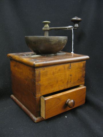 19th Century Coffee Grinder cast 14ac69