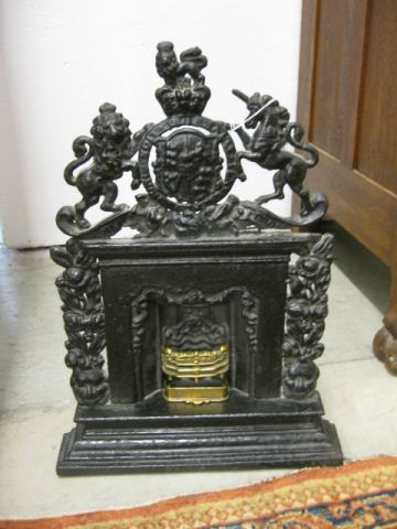 Victorian Cast Iron & Brass Fireplacefrom