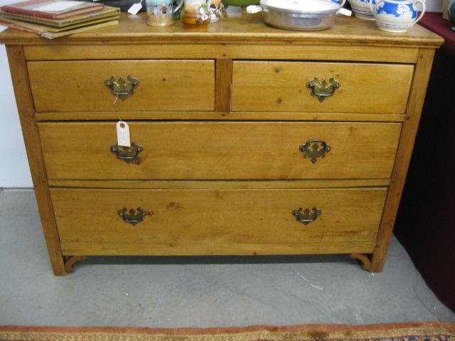 Antique Pine Chest two over two