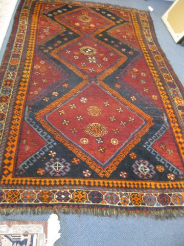 Bakhtiari Handmade Rug triple medallion 14aca5