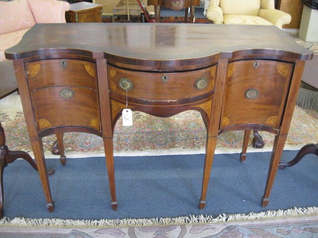 Period Sheraton Sideboard mahogany 14acbb