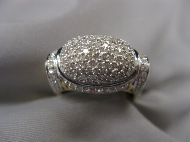 Diamond Ring 157 diamonds totaling 1.50