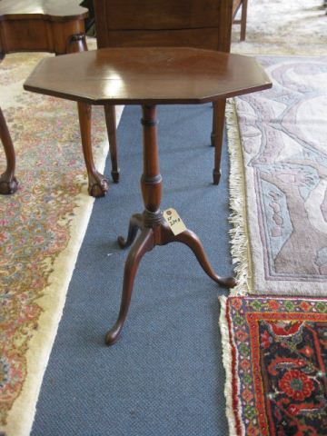 Period Tilt Top Candlestand tri footed 14ace0