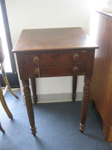 Period Two-Drawer Stand 29 tall 18