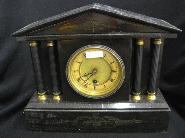 Victorian Mantle Clock cast iron 14acf2