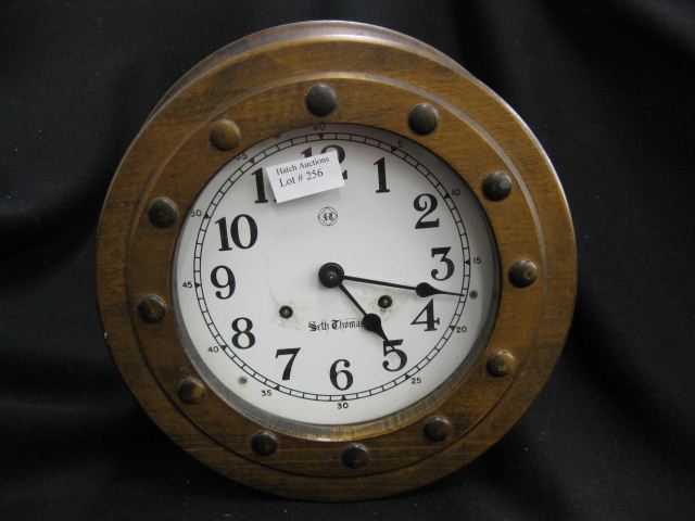 Seth Thomas Ships Clock with bells 14acfd