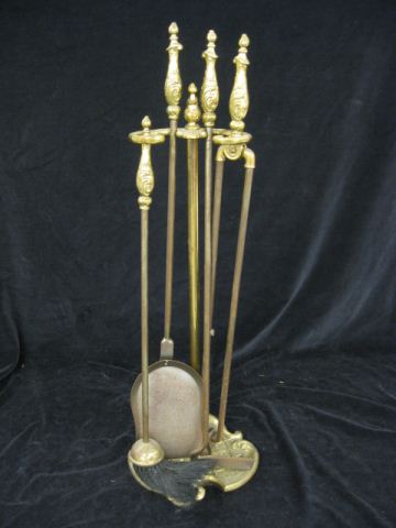 Brass Fireplace Tool Set 25.