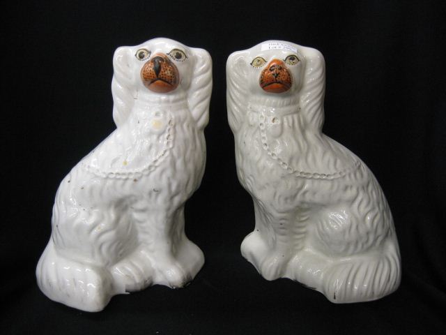 Pair of Staffordshire Dog Figurines