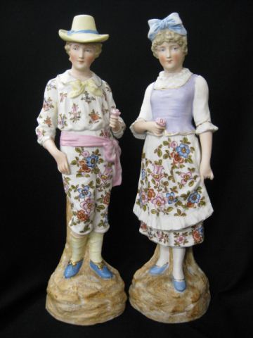 Pair of German Bisque Figurines 14ad2d