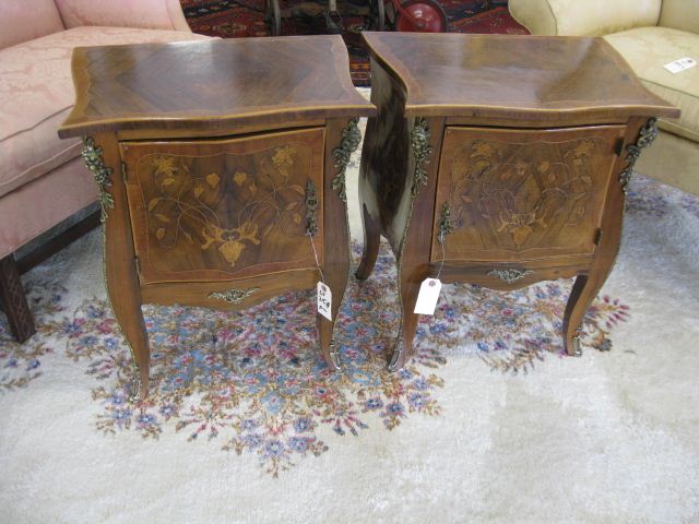 Pair of Portugese Inlaid Cabinets