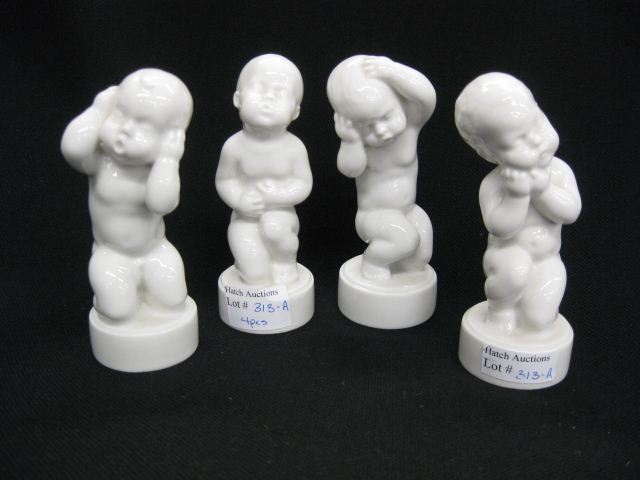 Set of 4 Bing & Grondahl Porcelain FigurinesThe