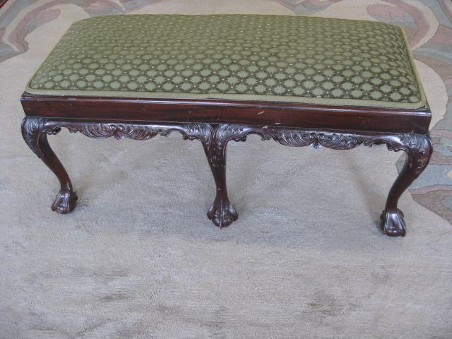 Chippendale Style Carved Mahogany