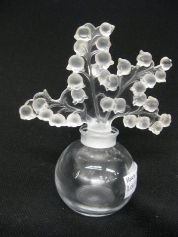 Lalique Crystal Perfume Bottle