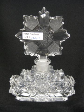 Czechoslovakian Cut Crystal Perfume