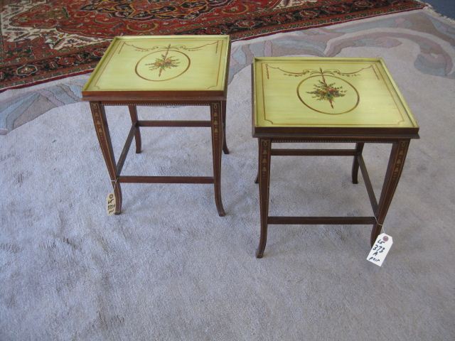 Pair of Painted French Style Side 14ad92