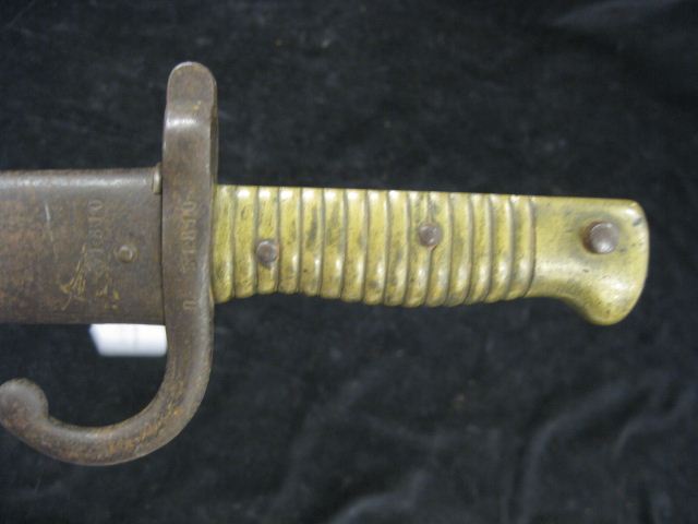 Early French Bayonet brass handle 14ad9f