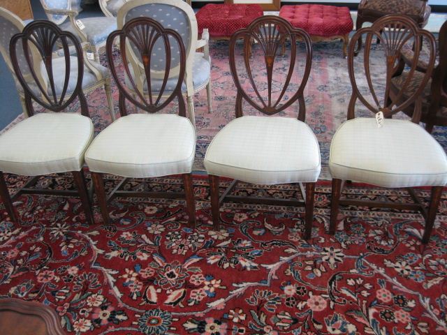 Set of 4 Sheraton Style Chairs 14adab