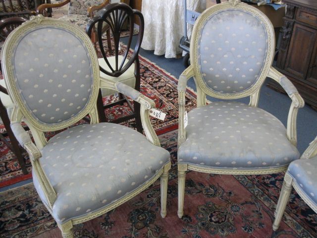 Set of 4 French Provincial Arm