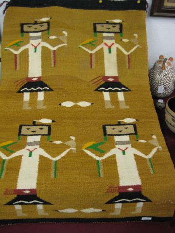 Indian Blanket dancer design 29 x