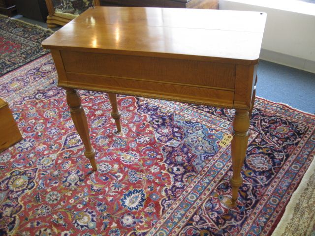 Maple Spinet Desk slide out writing 14ae19