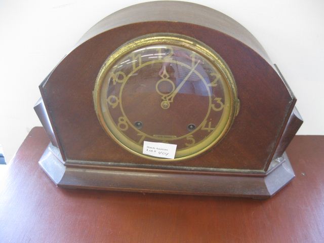 Seth Thomas Mahogany Mantle Clock 14ae26