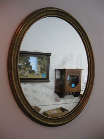 Oval Mirror Gold Frame overall 14ae36