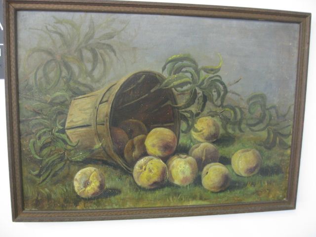 M.M. Allen Oil Still Lifewith basket