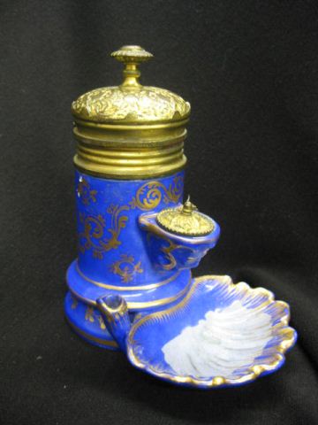 19th Century French Porcelain Inkwell 14ae5d