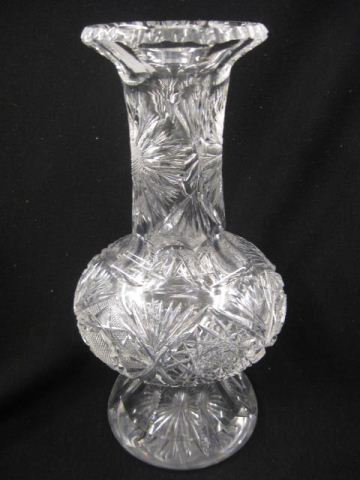 Brilliant Period Cut Glass Vase 14ae6d