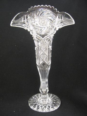 Brilliant Period Cut Glass Fan 14ae75
