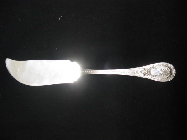 French Sterling Silver Fish Server