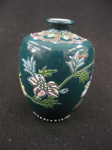 Miniature Japanese Satsuma Cabinet Vase