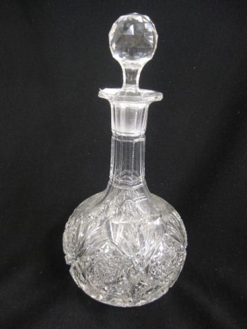 Brilliant Period Cut Glass Decanter