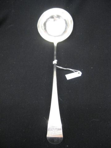 Georgian English Sterling Soup Ladle