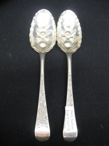 Pair of 1766 English Sterling Silver