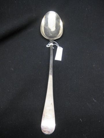1787 English Sterling Serving Spoon