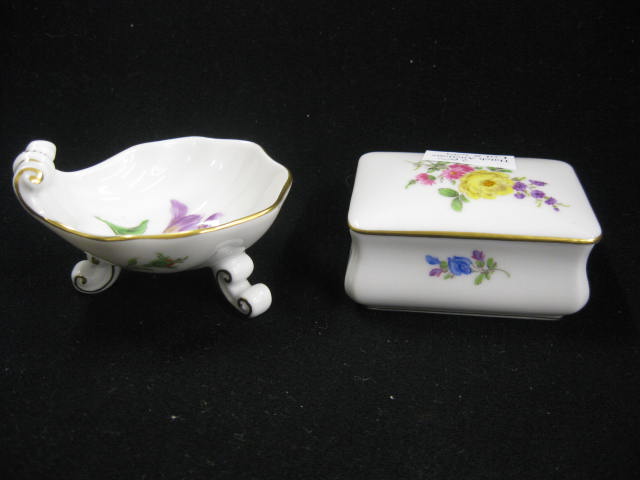 2 pcs Meissen Porcelain dresser 14af3a