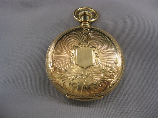 14k Gold Waltham Pocketwatch hunting