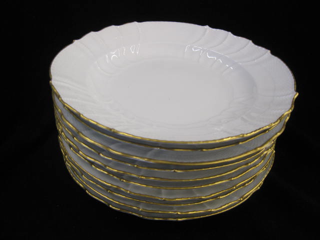10 K.P.M. Porcelain Soup Plates
