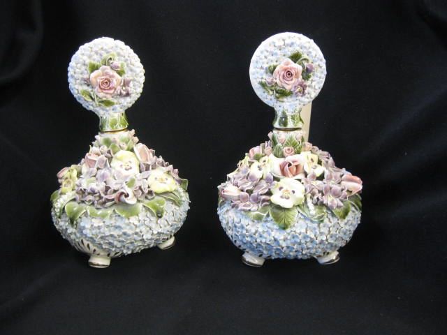 Pair of Hobe Dresden Pottery Dresser 14af57