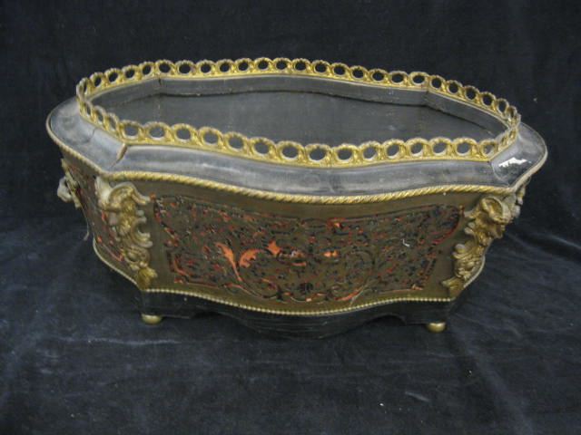 French Boulle Bronze Planter rams 14af68