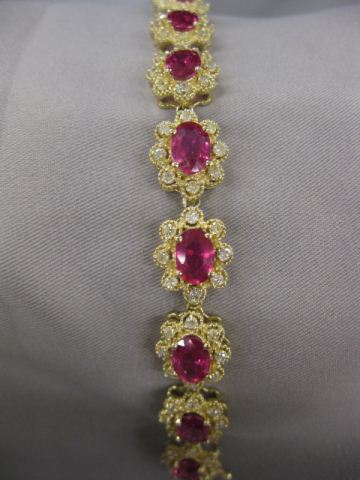 Ruby Diamond Bracelet 14 oval 14af6d